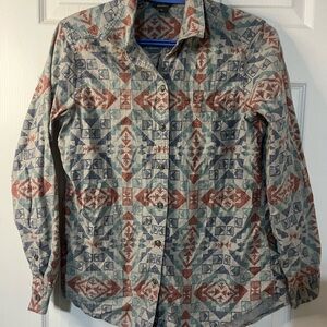 Aztec Pattern western Shirt
